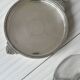 Vintage glass compartment aperitif platter