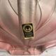 Vase ancien soliflore cristal Walther glas verre rose forme lotus vintage