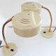Paire de lampes de bureau vintage années 40 60