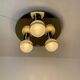 Lampe murale ou plafonnier pour salle de bain par Bath, années 1970