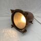 Industrial copper hanging lamp around the 1950