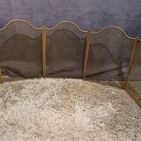 5-leaf brass fire screen