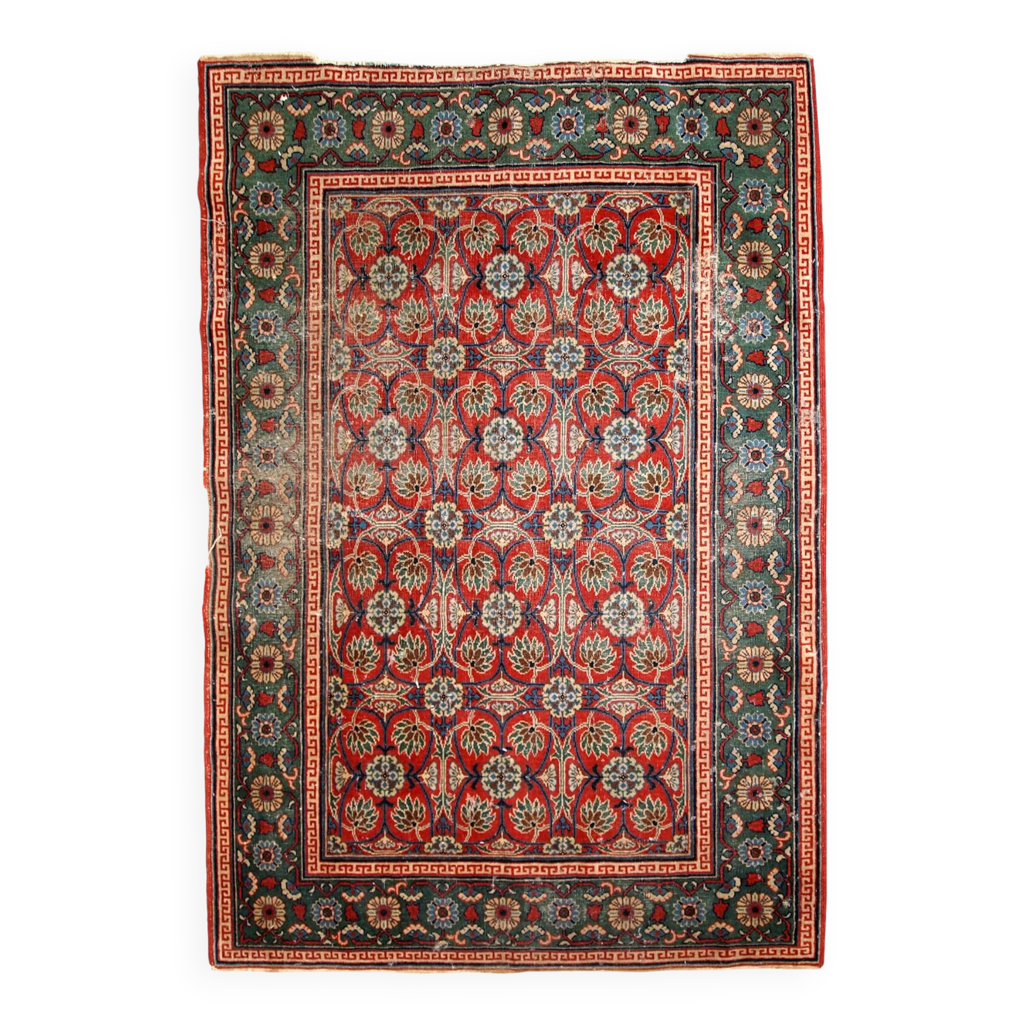 Tapis Antique Khotan d'Asie Centrale, Années 1900, Élégance Authentique