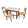 Farm table + chairs