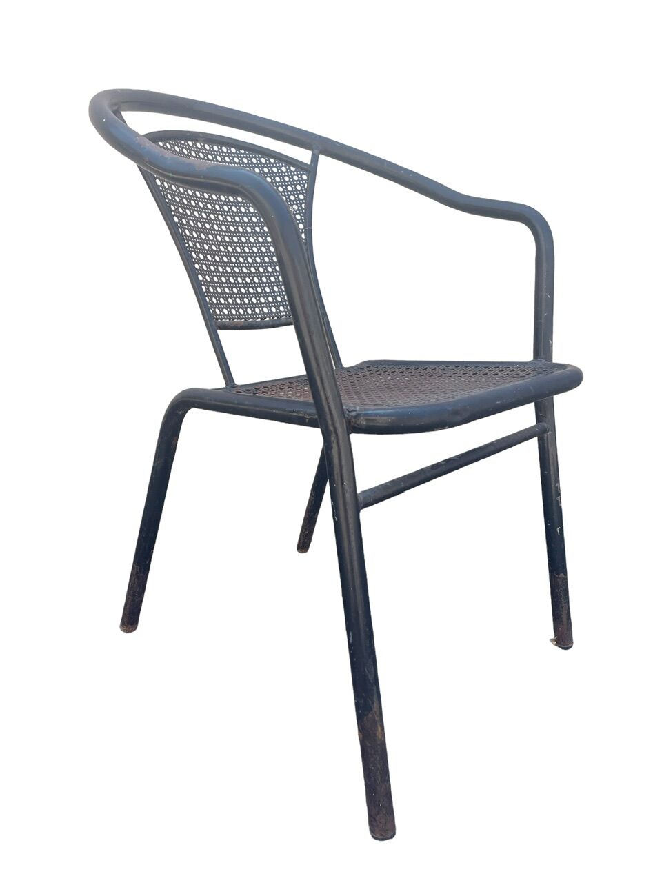 12 wrought iron armchairs from the 60s