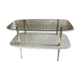 Table low double trap design 1950 vintage