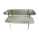 Table low double trap design 1950 vintage