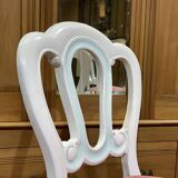 Set of 6 English Victorian style mahogany chairs.