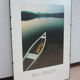 Landscape poster with canoe Habiat vintage Bill Binzen 50 x 70