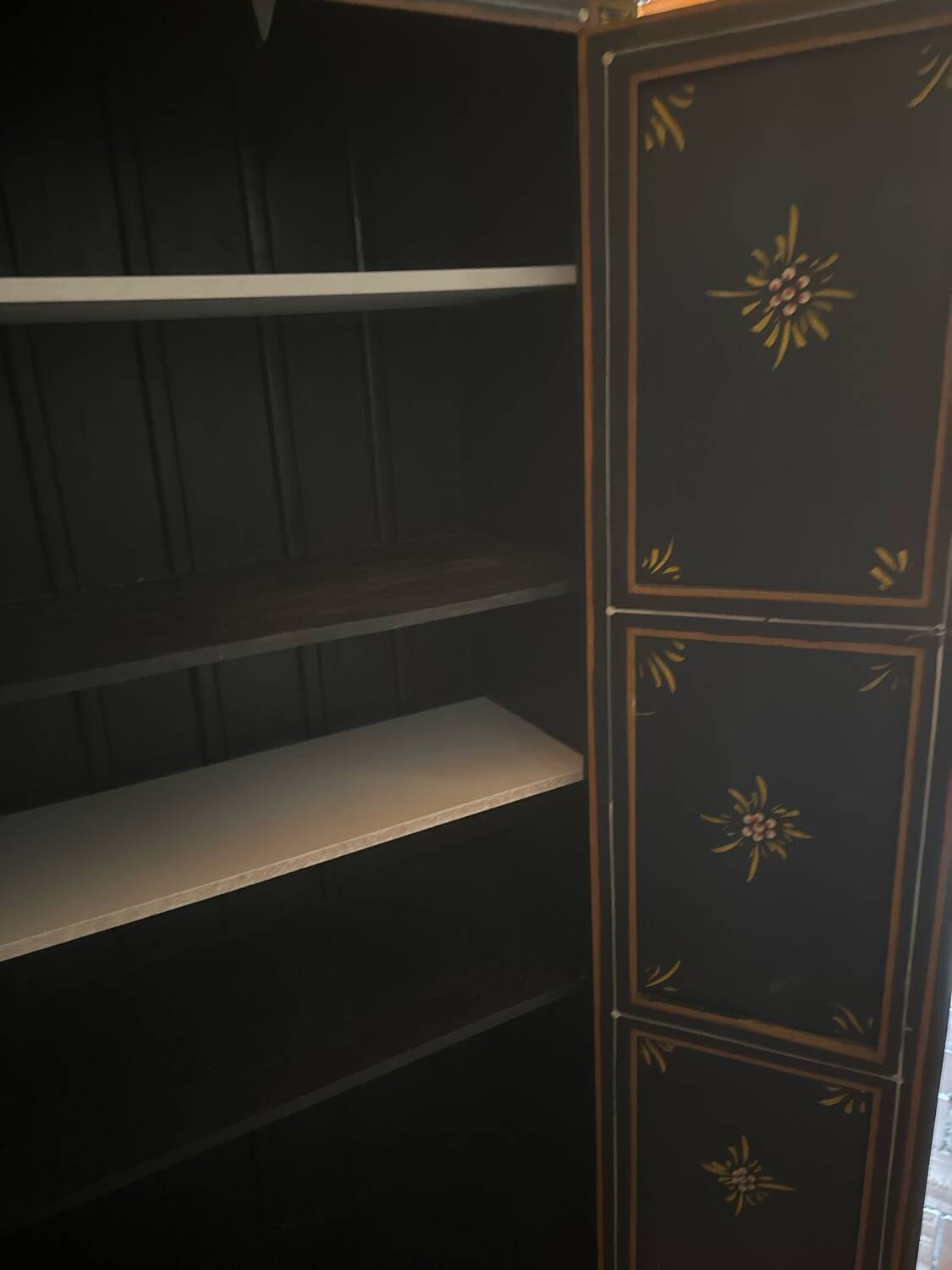 Hand painted cabinet