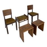 Ensemble de fauteuils, années 1920