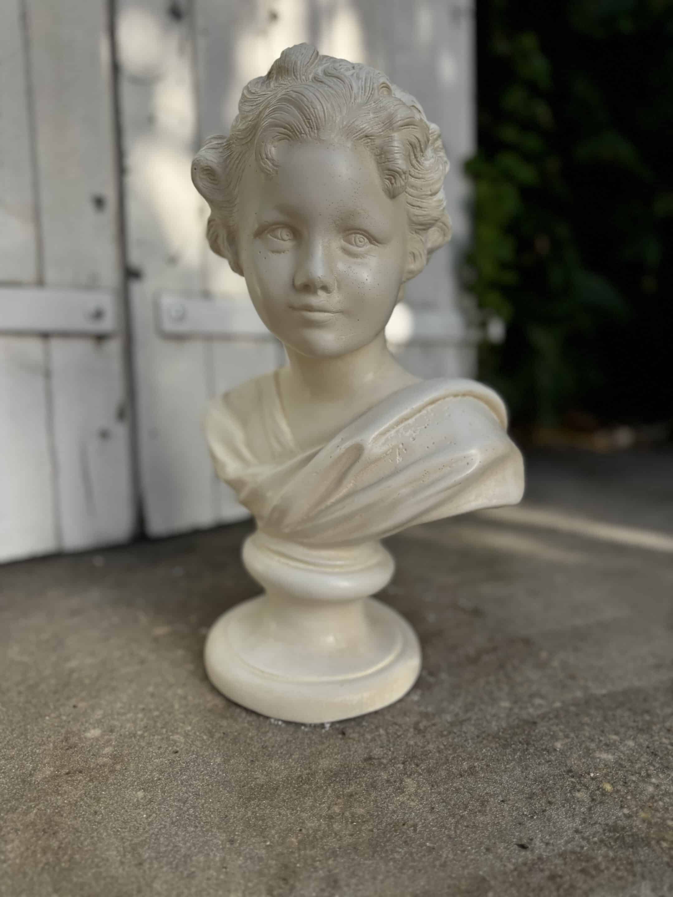 Plaster bust