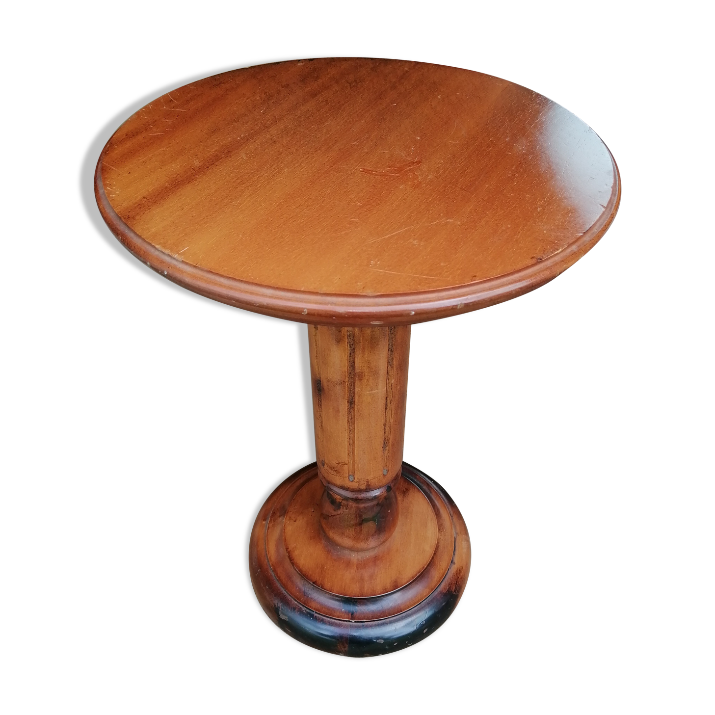 Wooden round selette