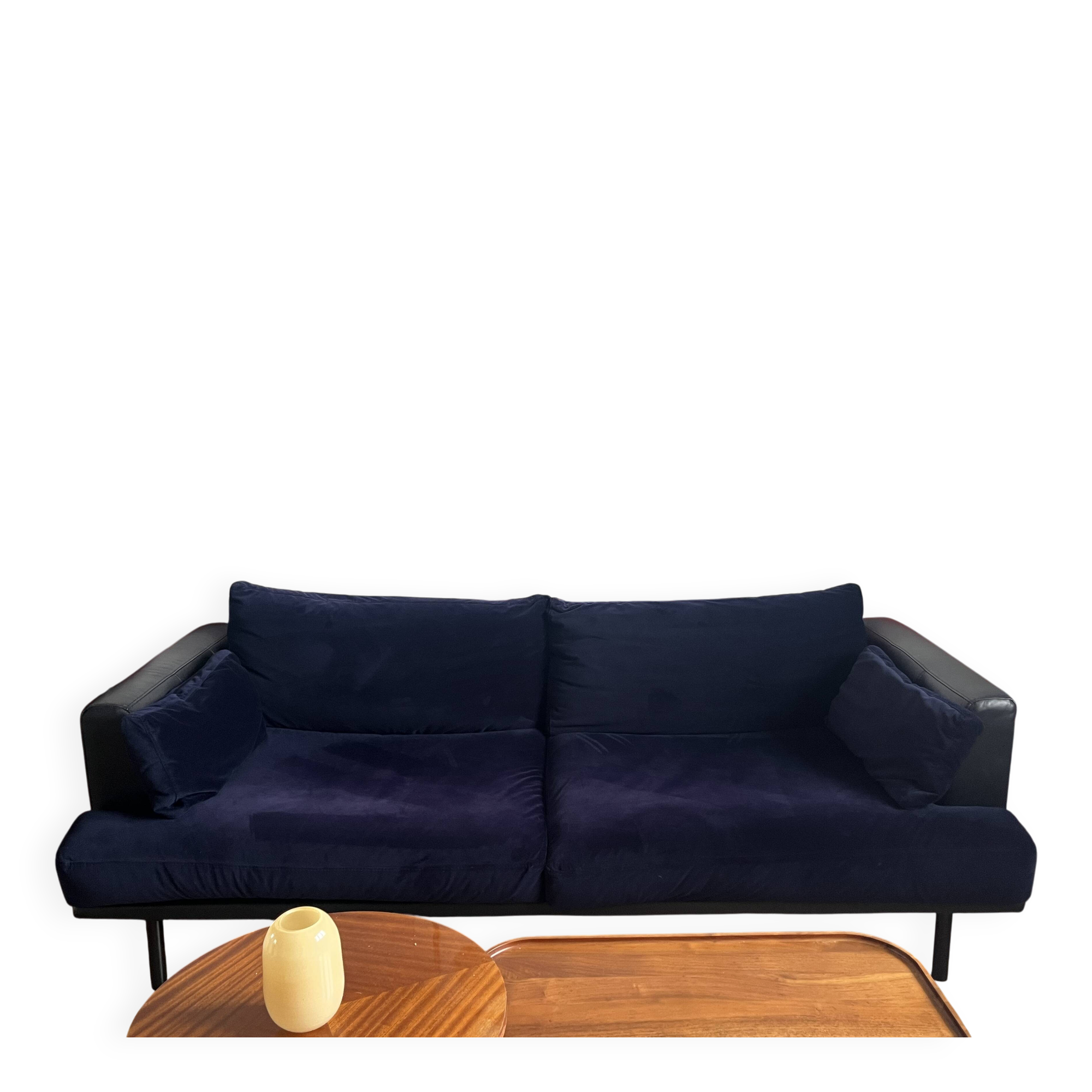 3-seater velvet sofa Habitat
