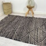 Handmade wool Berber rug 260 X 110 CM
