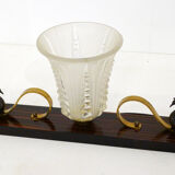 Art Deco swan table lamp