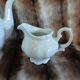 Coffee pot + porcelain milk jug