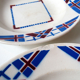 Set of 6 old luneville ceramic hollow plates