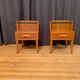 A pair of bedside tables by Axel Larsson, Bodafors, Sweden, 1940s.