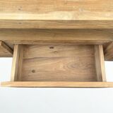 Low solid wood furniture with drawers