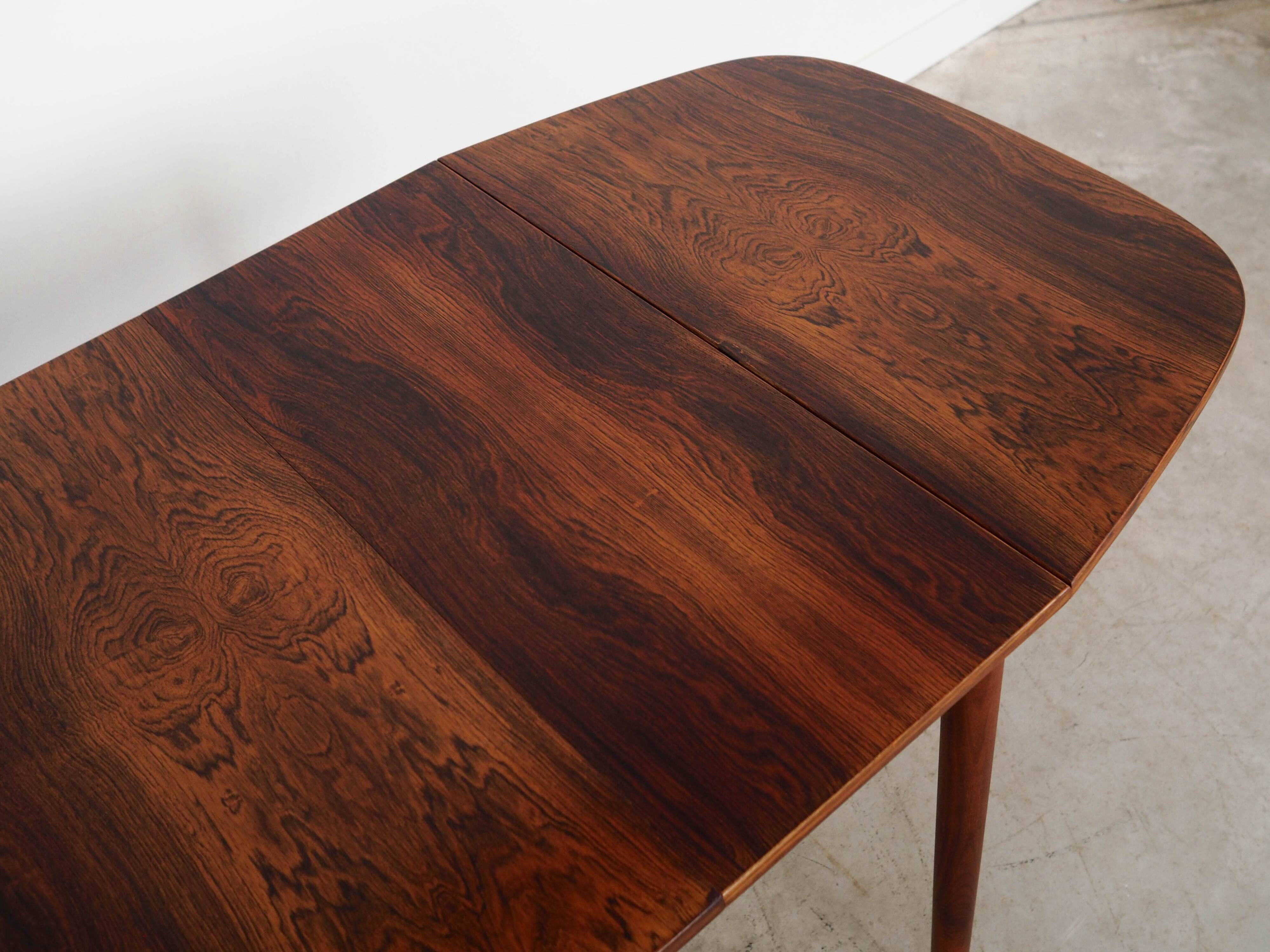 Rosewood table, Danish design, 1970s, production: Denmark
