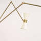 Wall lamp in the style of Italian creations of the 50s