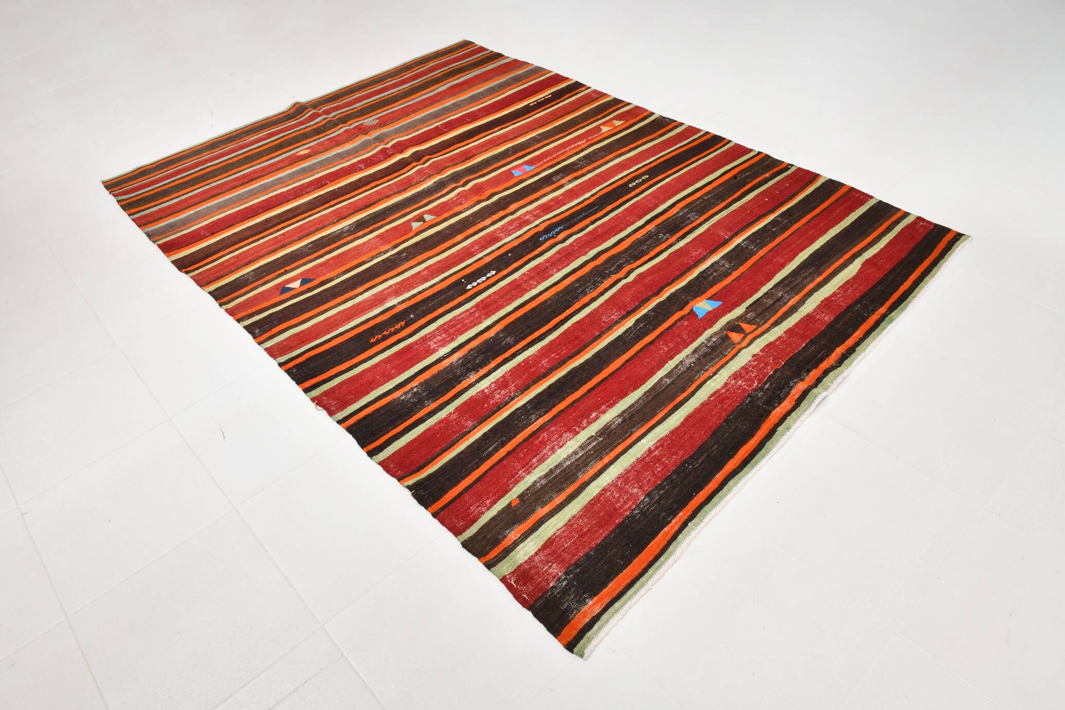 Turkish Kilim Rug, 191x274 Cm