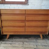 Czech chest of drawers Jiri Jiroutek, 1960, Scandinavian style, U453
