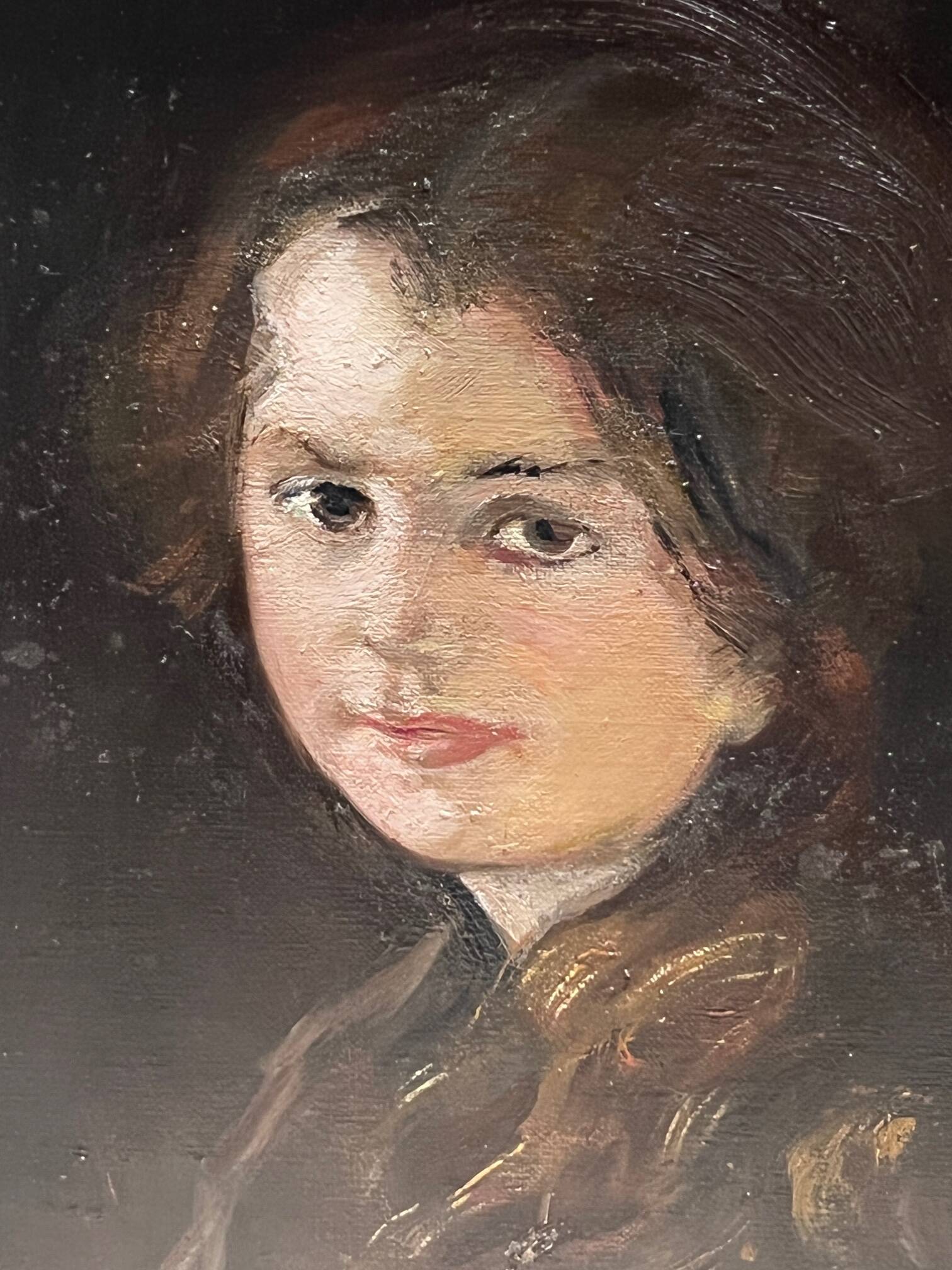 Hans Klein (1891 – November 18, 1944). “Portrait of a young girl”.