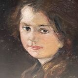 Hans Klein (1891 – November 18, 1944). “Portrait of a young girl”.