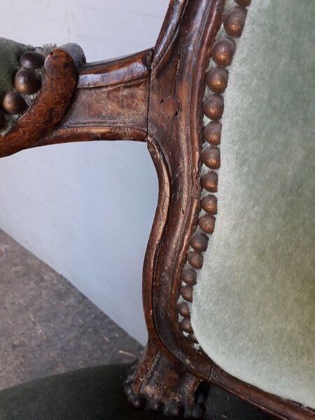 Fauteuil cabriolet epoque Louis XV