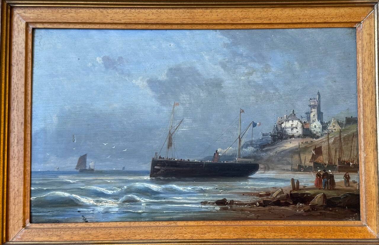 Painting, Seascape on the Opal Coast, 19th century