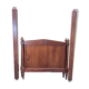 Walnut bed 120x190 cm