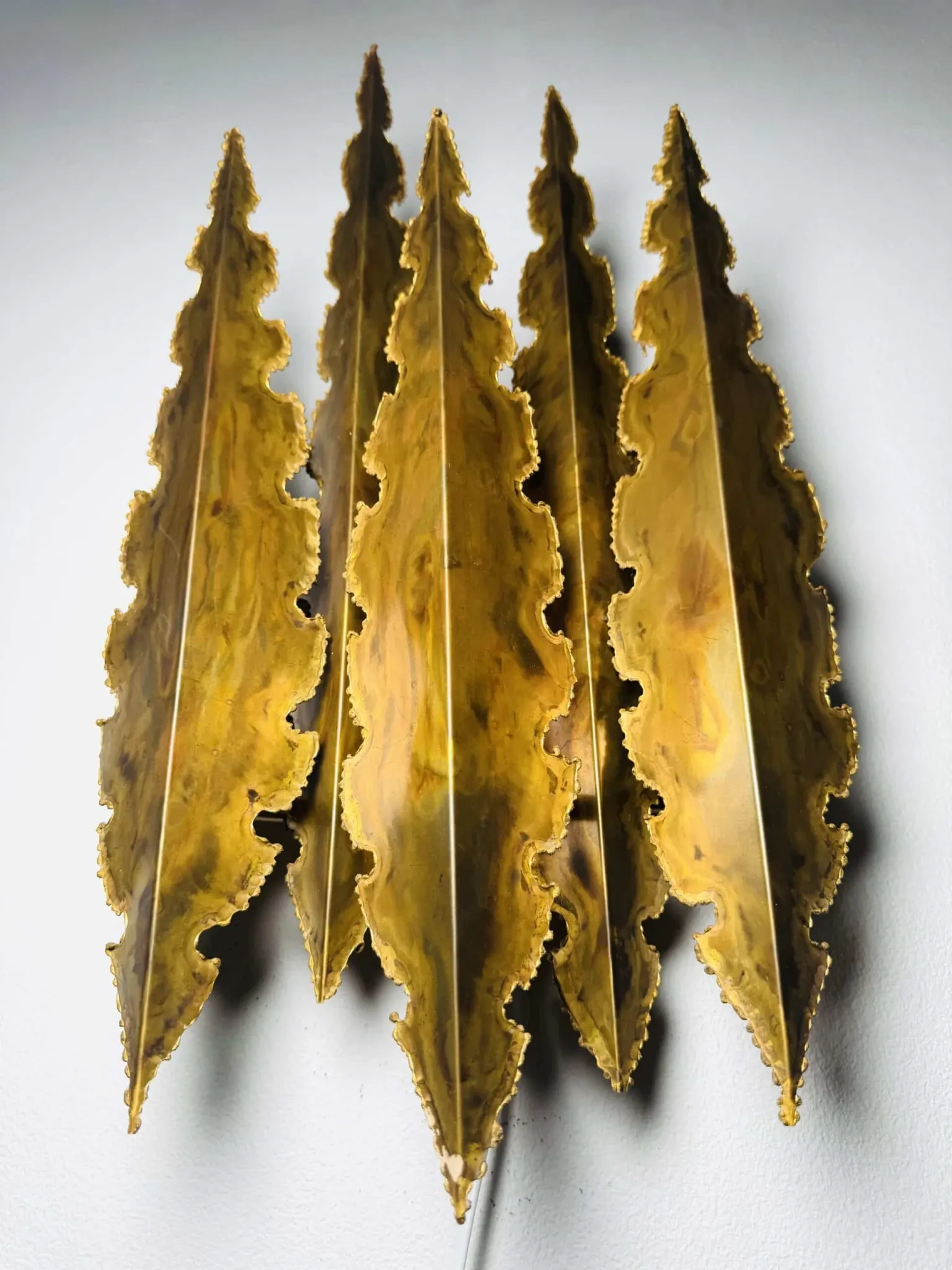 Brutalist Wall Light By Svend Aage Holm-Sørensen For Holm-Sørensen & Co, Denmark, 1960S