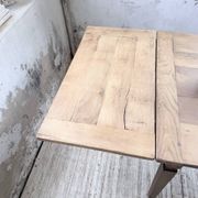 Solid oak farmhouse table with extensions (190-280cm) 1950