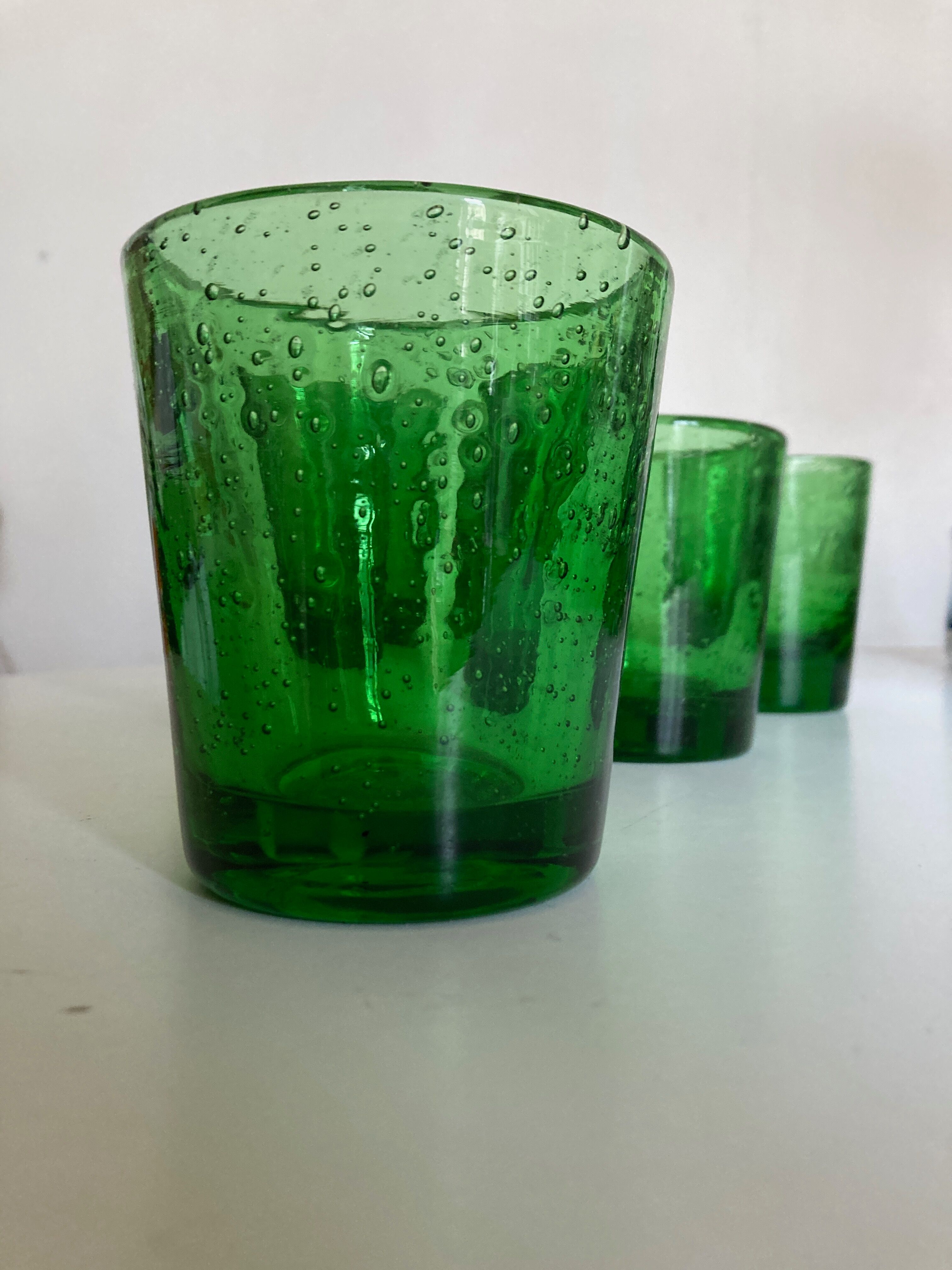 Set de 6 verres gobelets de Biot XXL 1960