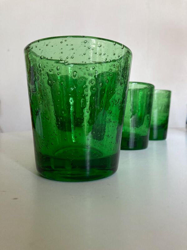 Set de 6 verres gobelets de Biot XXL 1960