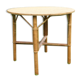 Rattan round table