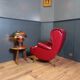 Chaise lounge vintage italienne