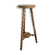 Tabouret haut tripode bois