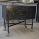 Factory trolley in polished metal 1950