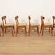 6 x dining chairs | Farstrup | Model 210 | Reupholstered | Green