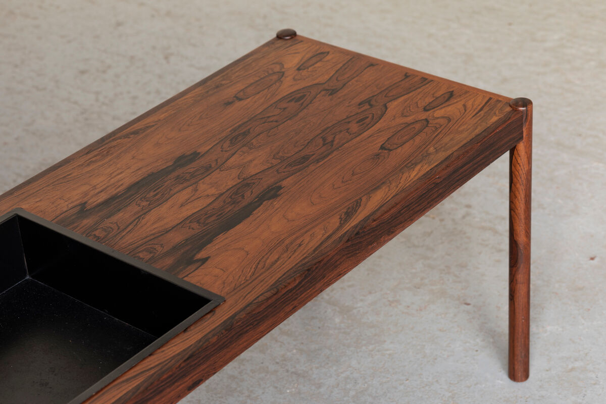 Plant stand table in rosewood, Denmark, 1960’s