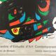 Joan MIRO, Centre d'Estudis d'Art Contemporani - Fundació Joan Miró, 1984. Lithographic poster