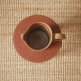 Pichet vase à anse céramique poterie handmade décoration campagne scandinave artisanale grès