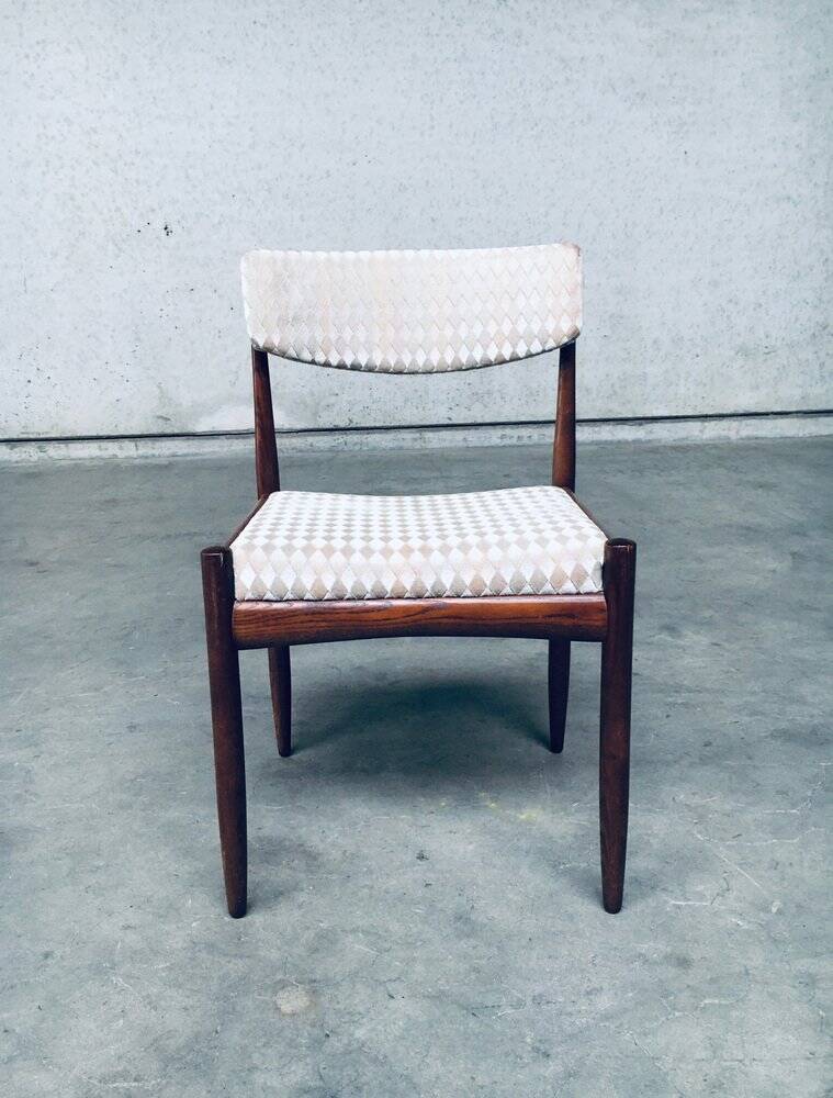 Mid-Century Scandinavian Teak Dining Chair Set, 1960s, Set of 6
