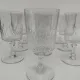 9 grands verres en cristal de Baccarat, modèle Champigny.