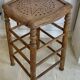 Ancien tabouret de bar en bois