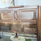 1950s oak headboard