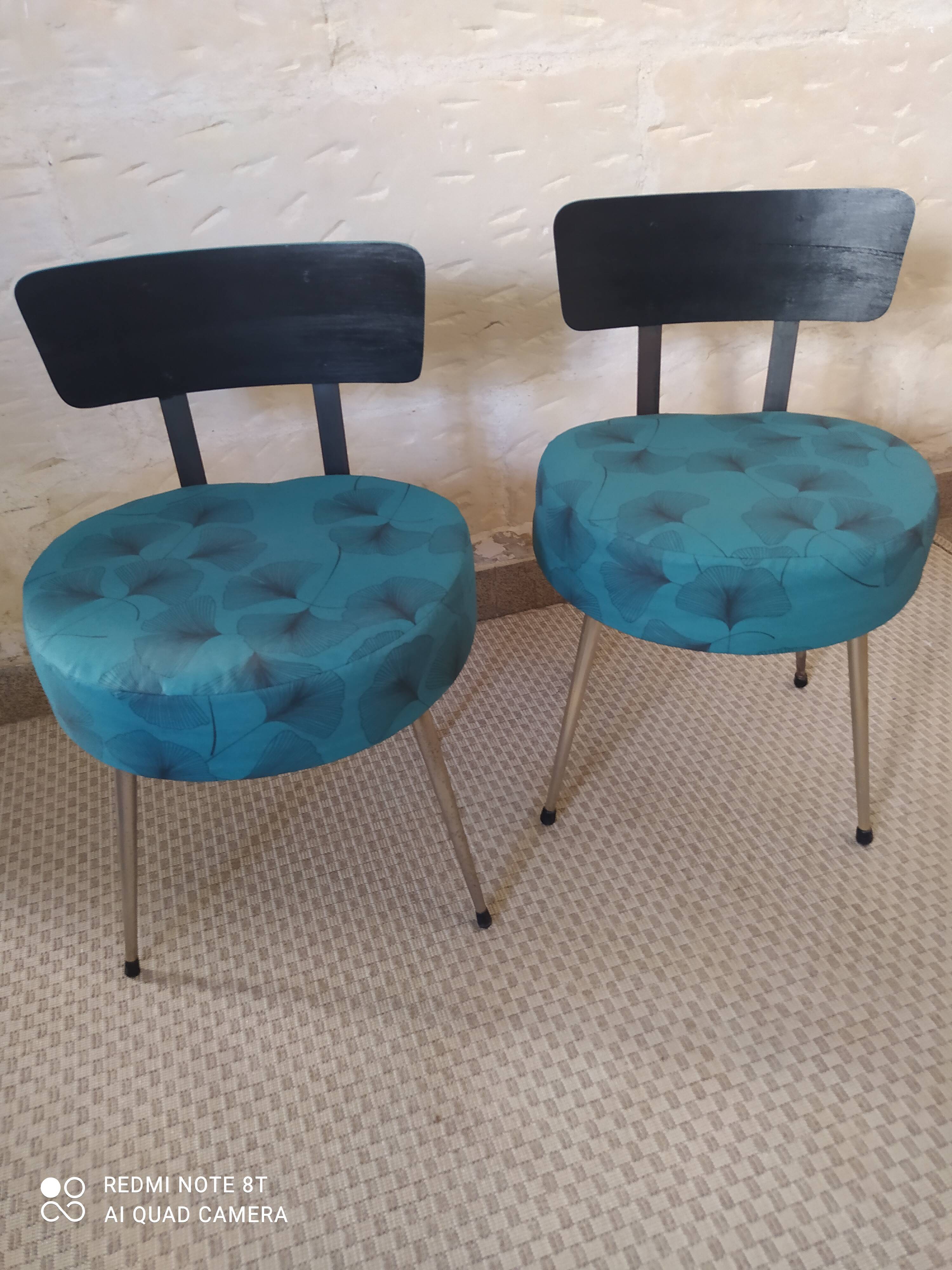 Pair of renovated PELFRAN chairs